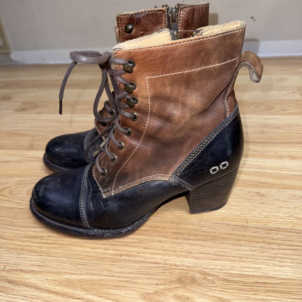 Bed Stu Judgement Women's Booties Side Zip Size 9 -runs small,‎ fits like 8.5 - Picture 3 of 9